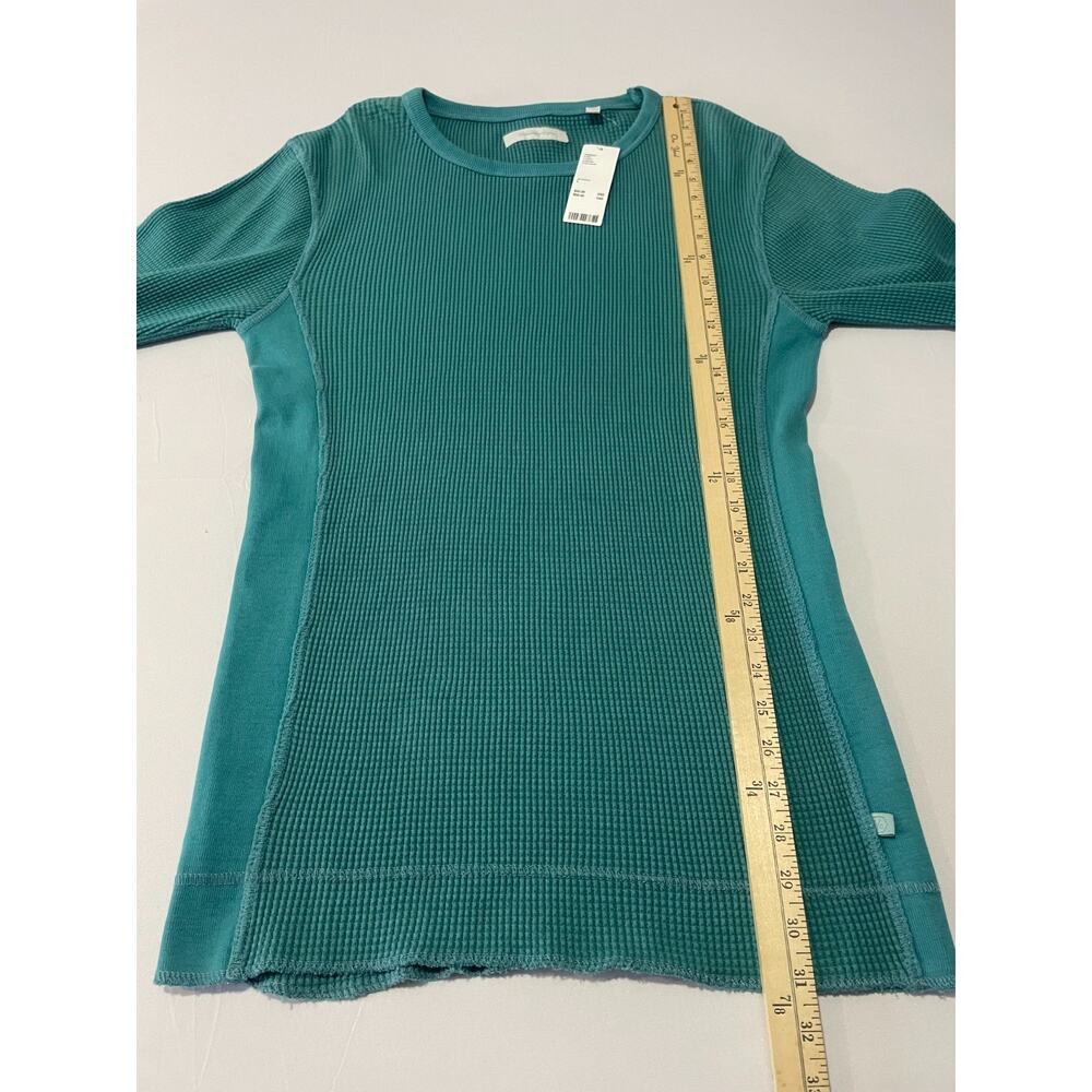 NWT Urban Outfitters Shirt Mens‎ L Blue Waffle Adult Long Sleeve Tee Crew Neck - Picture 9 of 12
